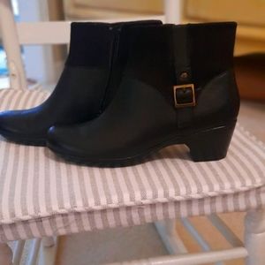 Clarks Ingalls Dover black booties